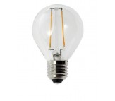 Lampadina E27 sfera chiara 2W 230V